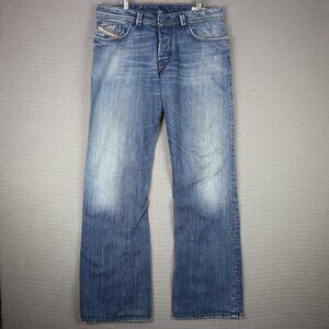 Diesel Shazor Mens bootcut Faded Jeans Vintage 34x34 Made in Italy